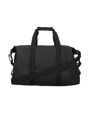Rains Hilo Weekend Handbag Hilo Weekend Bag Waterproof Pu Mini Holdall - Black