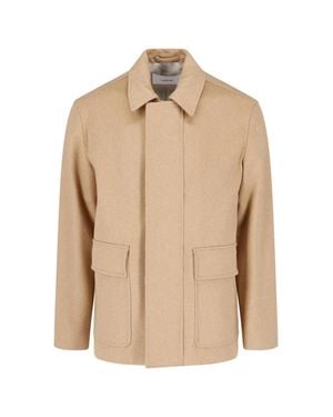 Lardini 100% Virgin Wool Jacket - Natural