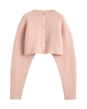 TOTEME Round Neck Sweater - Pink