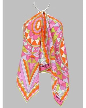 PUCCI Silk Mini Top For - Multicolor