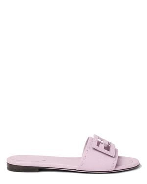 Fendi Embellished Mini Handbag With Hand-Stitched Details - Pink