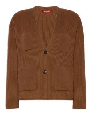 Max Mara Wool And Cashmere Cardigan For - Brown