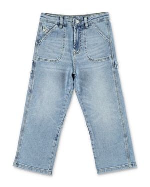 DIESEL Straight-Leg Utility Jeans For Boys - Blue