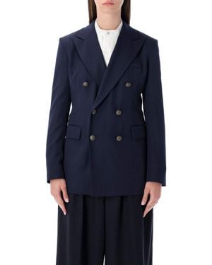Ralph Lauren Double-Breasted Blazer - Blue
