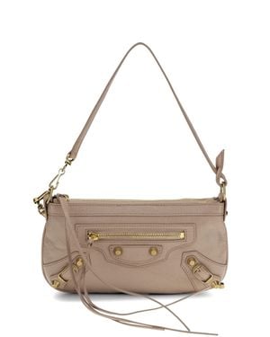 Balenciaga Le Citand Pouch Handbag - Metallic