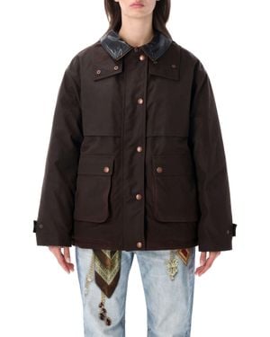Acne Studios Utility Button-Front Jacket - Black