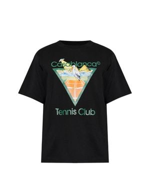 CASABLANCA Classic T-Shirt For - Black