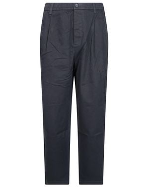 Maison Kitsuné Elasticated Pleated Pants - Blue