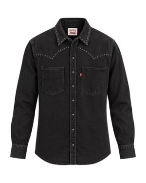 Levi's Studded Western Denim Shirt - Black