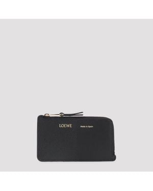 Loewe Duet Coin Cardholder - Black