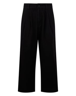 Agolde Loose Cotton Pants - Black