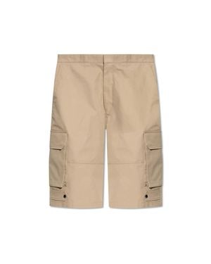 Ami Paris Logo Shorts - Natural