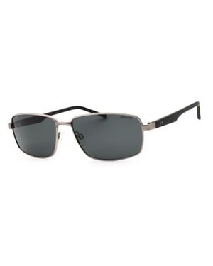 Polaroid Pld 241/S Rectangular Metal Sunglasses With Polarized Lenses - Multicolor