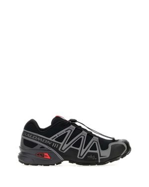 Salomon Speedcross 3 Rubber And Mesh Sneaker For - Black