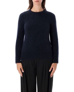 Soeur Crewneck Alpaca Blend Sweater - Blue