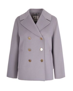 Max Mara Elegant Coat - Purple