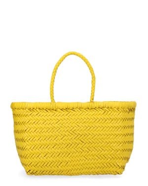 Dragon Diffusion Leather Handbag - Yellow