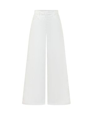 MSGM Therga Mini Gamba Pants - White