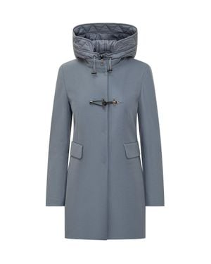Fay Mini Toggle Jacket - Blue