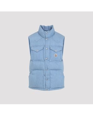 Moncler Cotton Vest - Blue