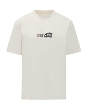 Y-3 Short Sleeve Graphic T-Shirt For - White