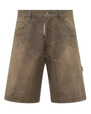 DSquared² Casual Comfort Mini Shorts - Gray