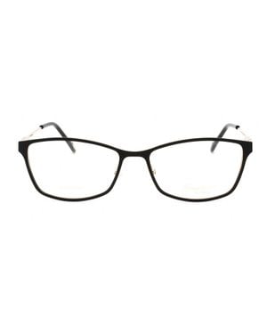 Emozioni Sleek Rectangular Eyeglasses For - Brown