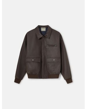 Carrera Elegant Leather Jacket - Brown