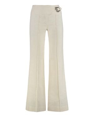 Versace Jeans Couture Straight-Leg Pants - White