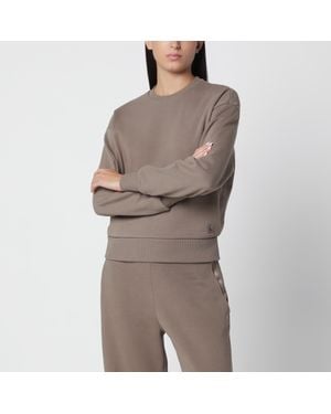 Parajumpers Slate Mud Cotton Crew-Neck Sweatshirt - Brown