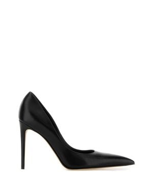 McQueen Leather Pumps - Black