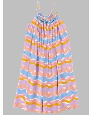 Stella McCartney Mini Soft Fabric Dress For Girls - Gray