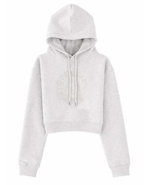 Stella McCartney Logo Hood Sweatshirt - White