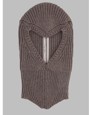 Rick Owens Sculpted Brim Hat For - Gray