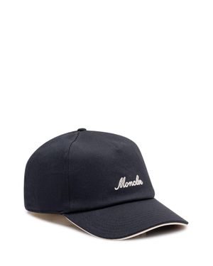 Moncler Embroidered Baseball Cap - Blue