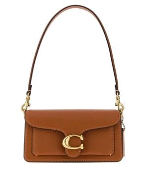 COACH Coach Tabby 20 Leather Shoulder Handbag - Brown