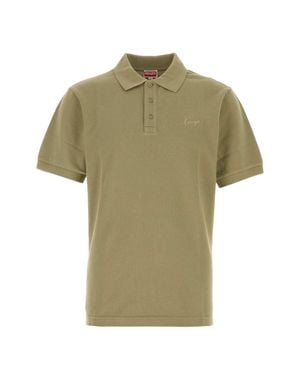 KENZO Signature Slim Polo - Green