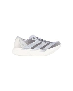 Y-3 Textile Low-Top Sneakers - White