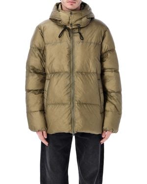 Pyrenex Shift Hooded Ripstop Down Jacket - Natural