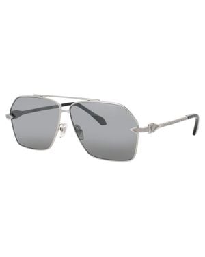 Versace 0Ve2284 Metal Sunglasses 63-10-140 With Case - Black