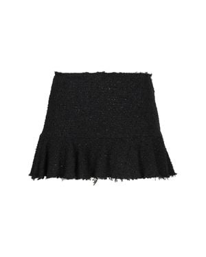 Blumarine Knitted Lurex Skirt - Black