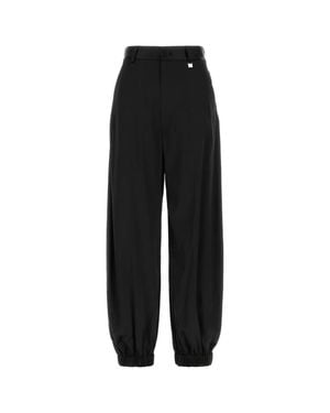GIUSEPPE DI MORABITO Stretch Satin Pant - Black