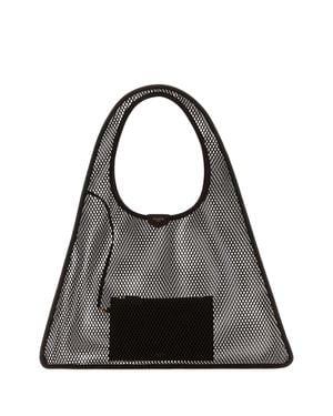 Alaïa Dark Mesh One Piece Shopping Bag - Black