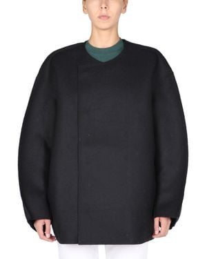 Sunnei Loose Fit Coat - Blue
