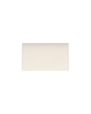 Jil Sander Bovine Leather Card Wallet - White
