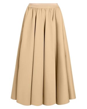 Patou Solid Maxi Skirt - Natural