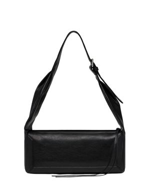 Maison Margiela 100% Sheepskin Leather Shoulder Bag For - Black