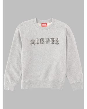 DIESEL Kids Pullover Sweatshirt - Gray