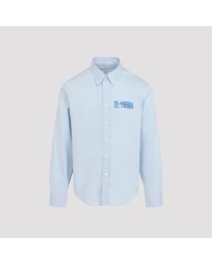 Givenchy Classic 100% Cotton Shirt - Blue