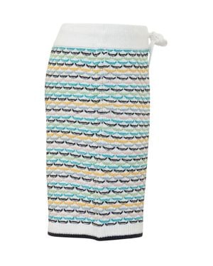 CASABLANCA Tuck Stitch Mini Shorts - Gray